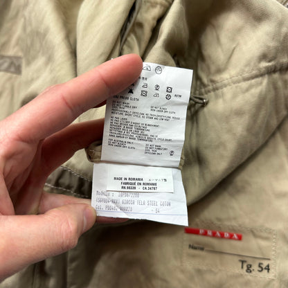 Prada Sport 00’s Cotton & Metal Multipocket Moto Field Jacket - IT54 (L)