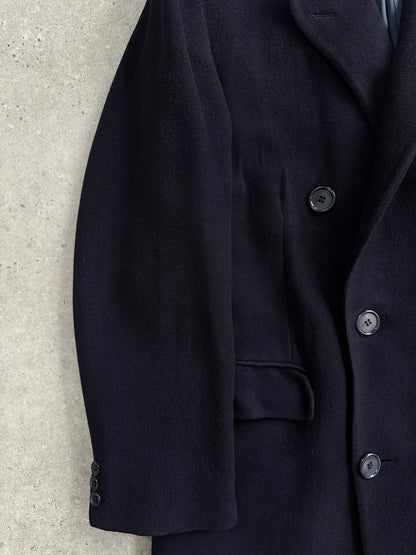 Harrods x Berwin & Berwin 1980s Pure Cashmere Double Breasted Coat - XL
