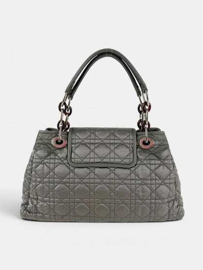 2009 Christian Dior Charming Lock Grey Handbag | O/S, Grey
