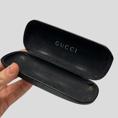 Gucci by Tom Ford 00’s Zebra Print GG Logo Square Sunglasses | O/S, Black and Grey Zebra Print