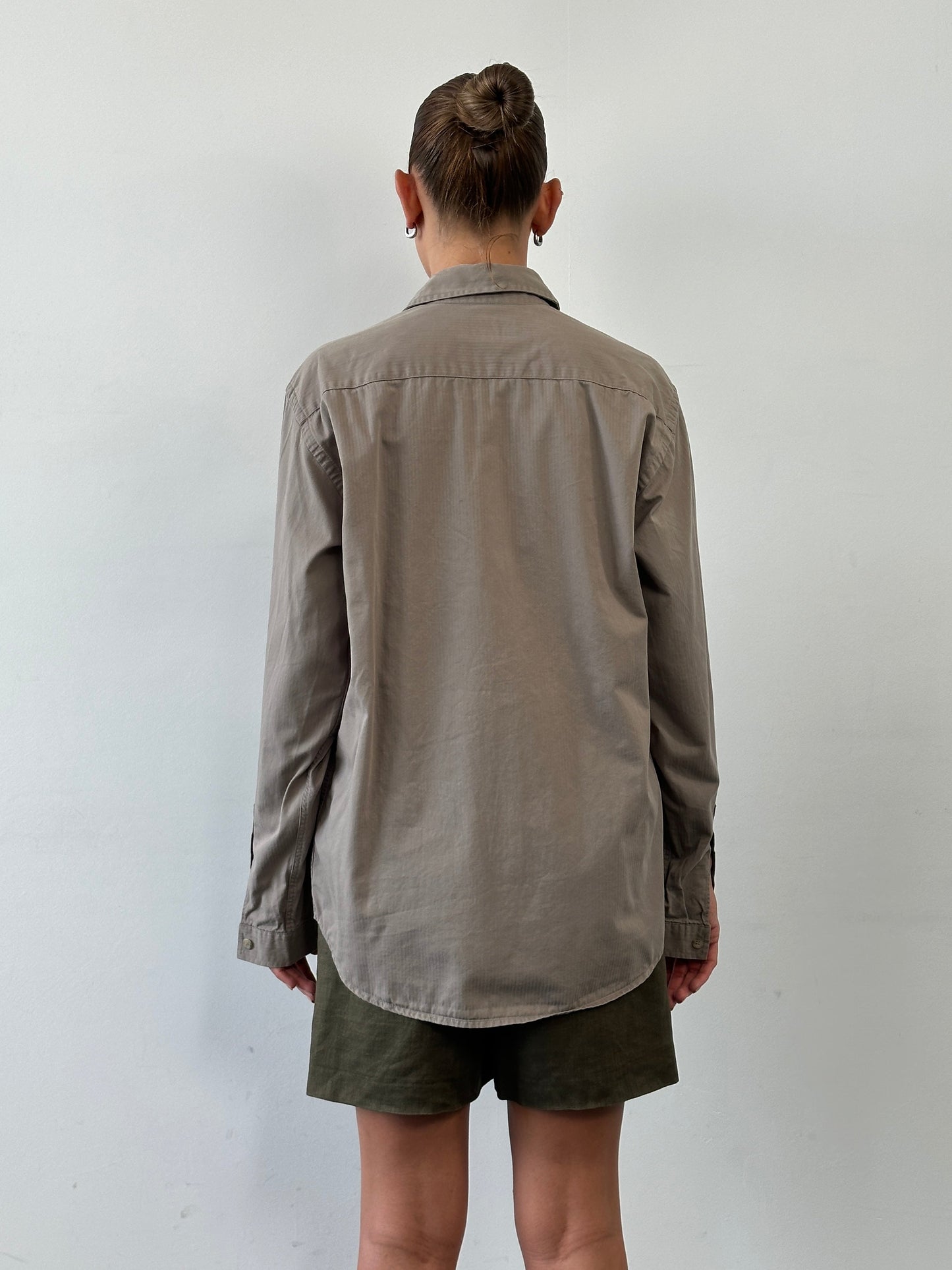 Armani Jeans Pure Cotton Logo Shirt - L