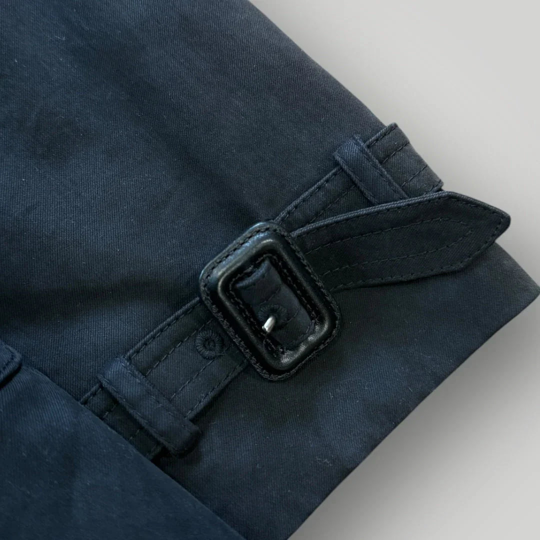 Burberry Women's Double Breasted Belted Short Trench Coat S