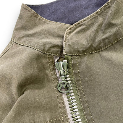 AW99/00 Maharishi Asymmetric Curved Hem Jacket (L) | Default Title, Green