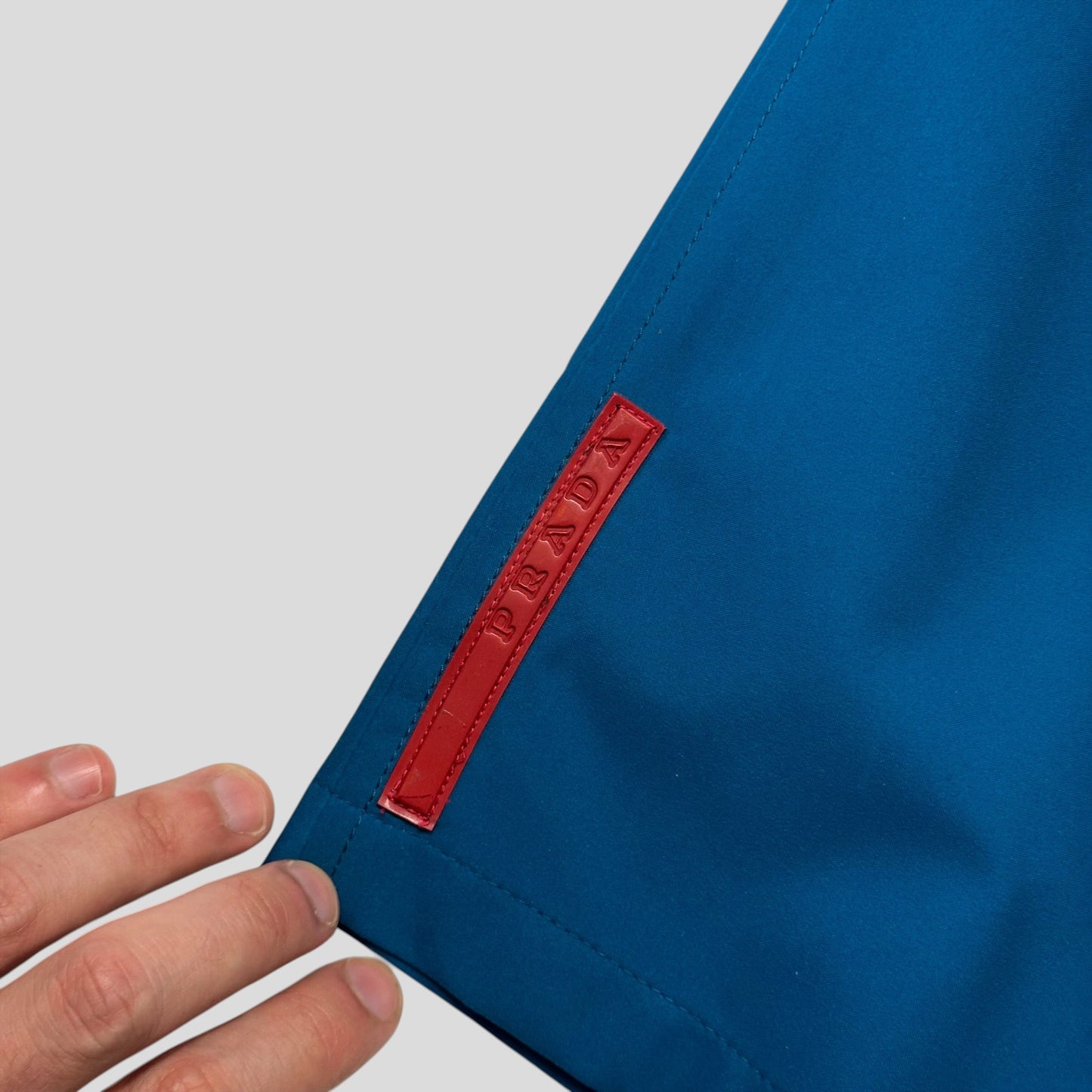 Prada Sport AW00 Goretex Electric Blue Mesh Lined Trousers - IT50 | Default Title, Multicoloured