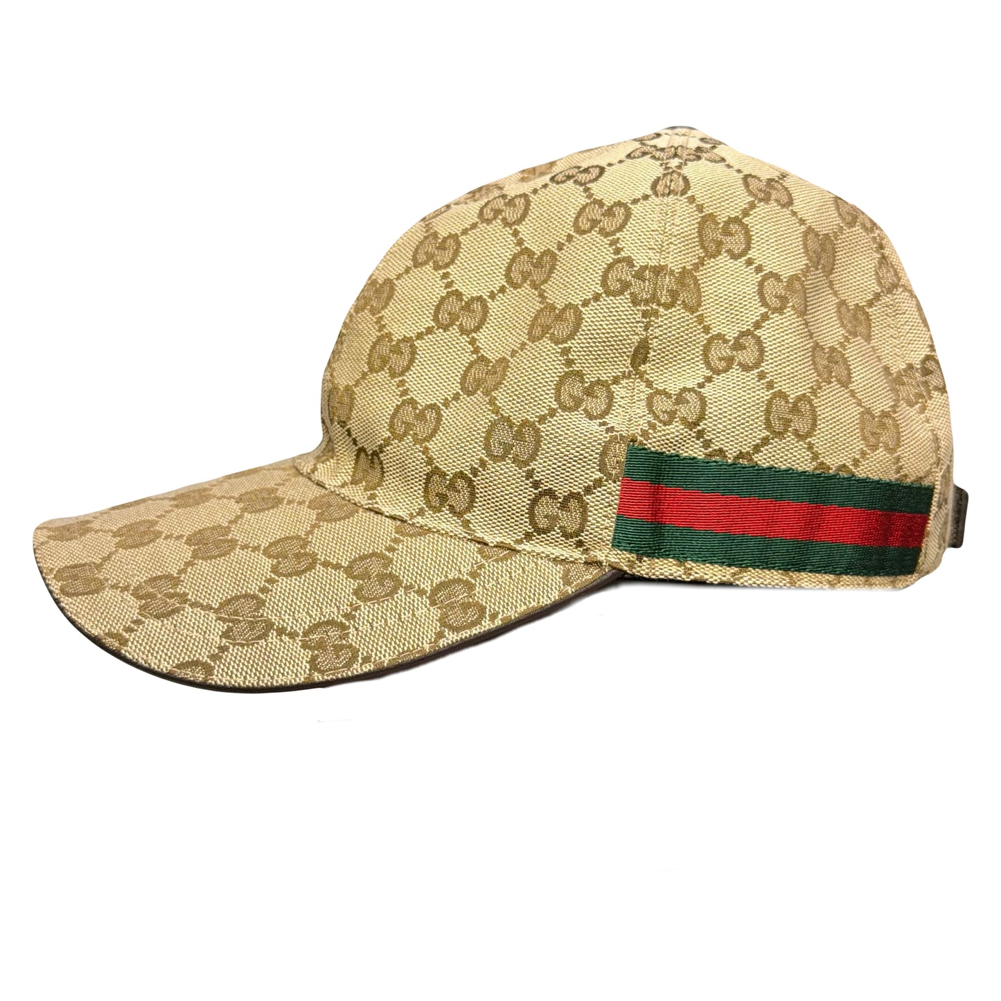 Gucci Monogram Cap In Tan (L) | O/S, Tan