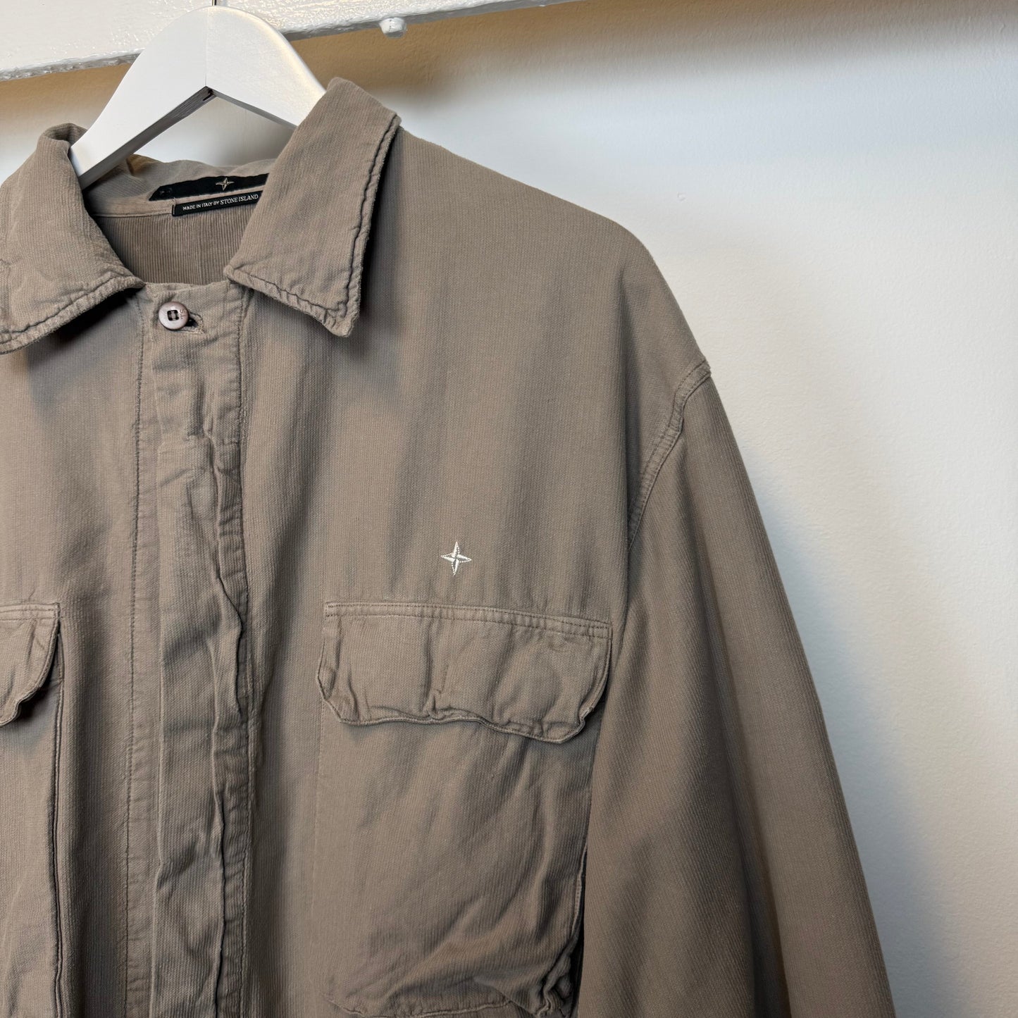 00’s Stone Island Denims Shirt (XL) | XL, Khaki