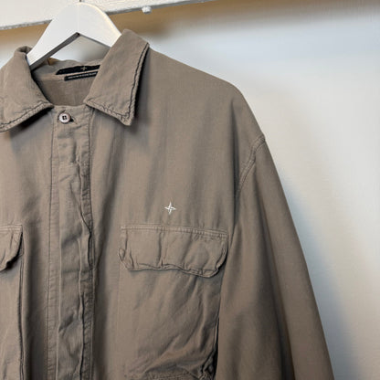 00’s Stone Island Denims Shirt (XL) | XL, Khaki