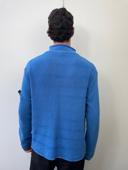 Stone Island SS04 Knit Half-Zip Jumper | XX-Large, Red