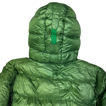 Montbell Alpine Down Parka Puffer Jacket In Green ( S )