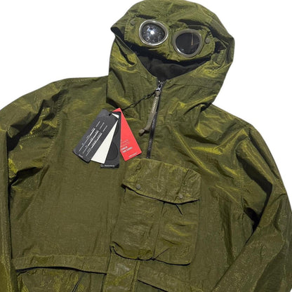 CP Company P.Ri.S.M La Mille Goggle Jacket | Medium, Olive Green