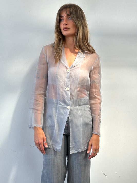 MAX&Co Sheer Organza Shirt - S