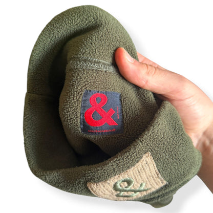 2000's Dolce & Gabbana Mock Neck Fleece Sweatshirt (L) | Large, Green