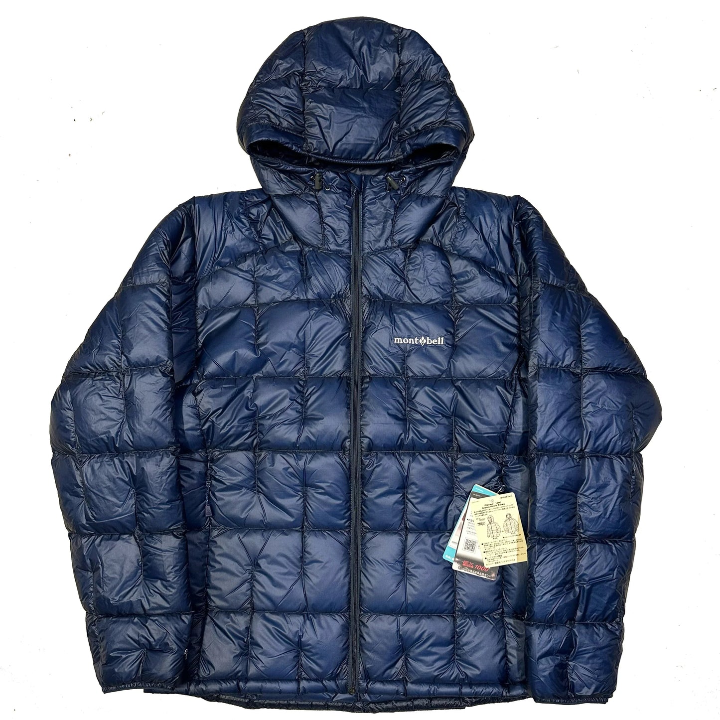 Montbell Plasma 1000 Alpine Down Parka Puffer Jacket In Navy Blue ( L )