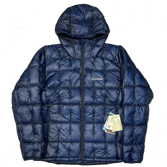 Montbell Plasma 1000 Alpine Down Parka Puffer Jacket In Navy Blue ( L )