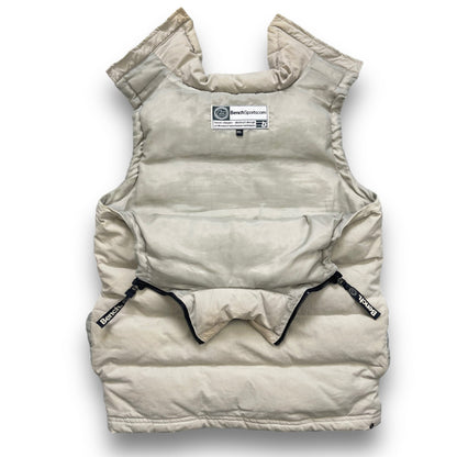 2000's Bench Dual Zip Puffer Gilet (S) | Default Title, Cream