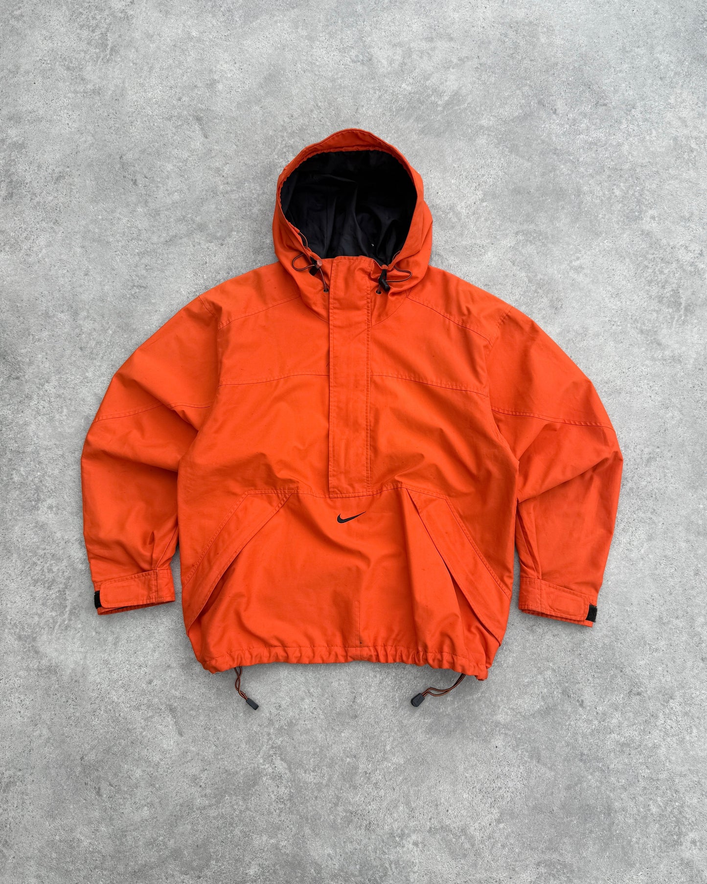nike acg 1990s lightweight technical waterproof jacket (S) | Small, Orange