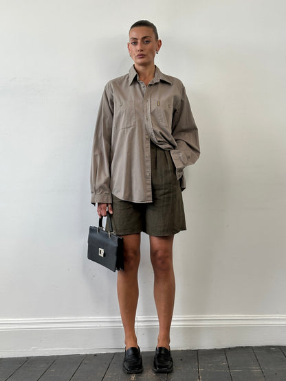 Armani Jeans Pure Cotton Logo Shirt - L