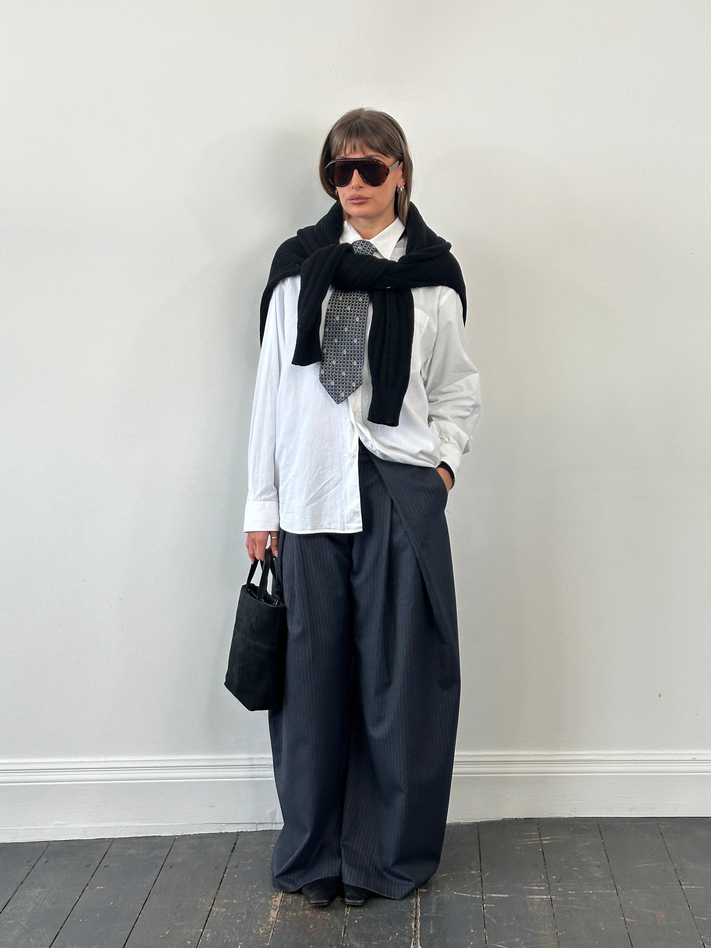 Fendi 1990s Pure Silk Monogram Tie