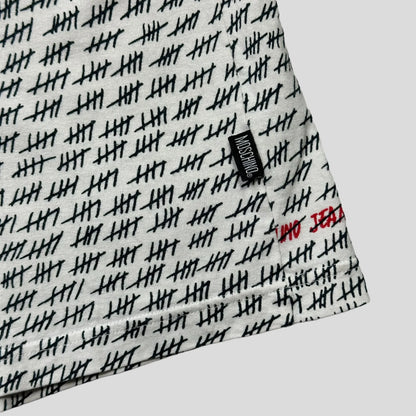 Moschino Jeans 00’s Tally Monogram Boxy T-shirt - L