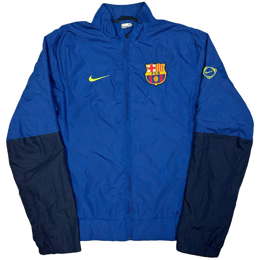 Nike Barcelona 2009/10 Tracksuit Top In Blue ( M ) - Known Source