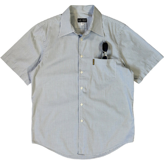 Armani Jeans 00’s Checkered Short Sleeve Shirt L | Large, Multicoloured