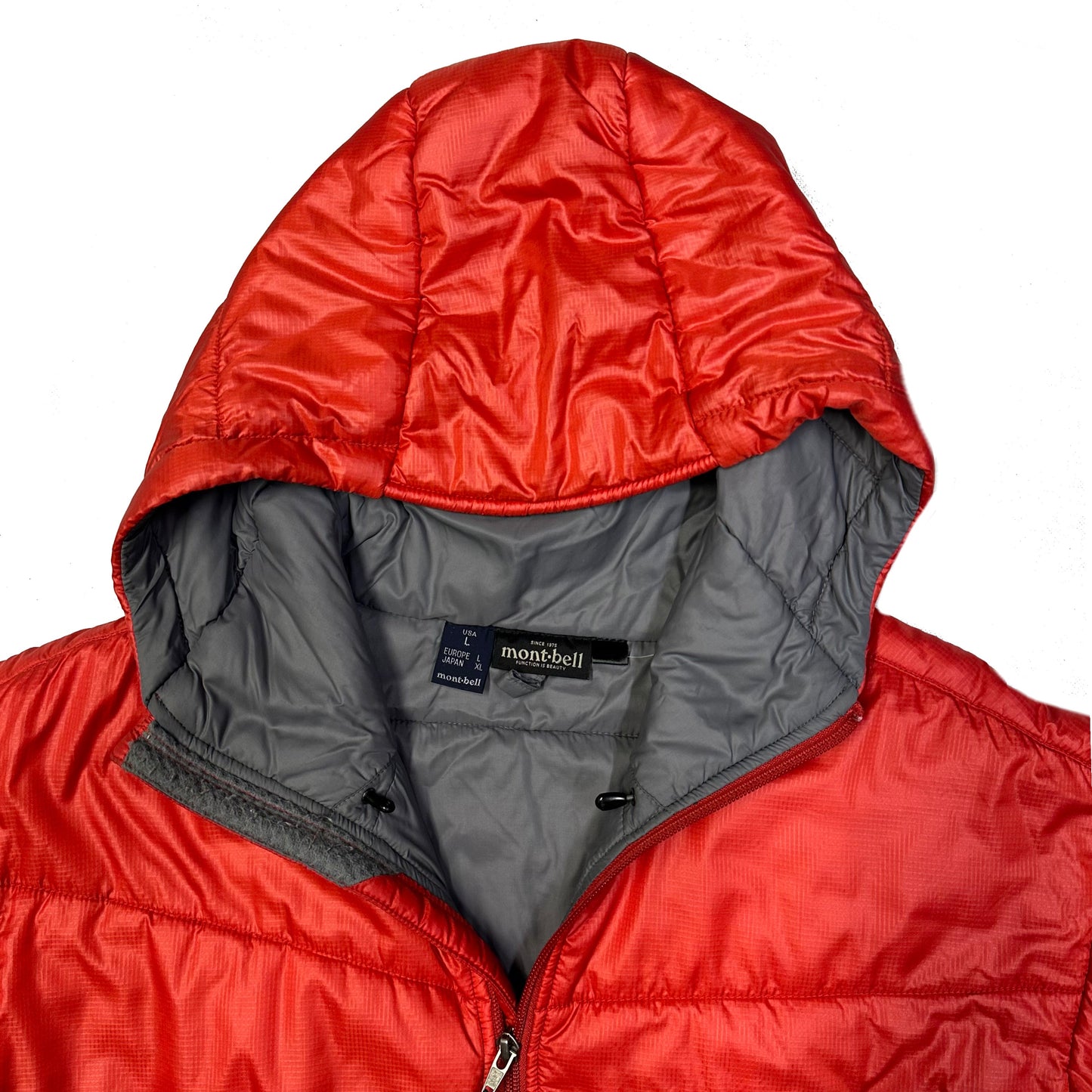 Montbell Puffer Jacket In Red ( L )