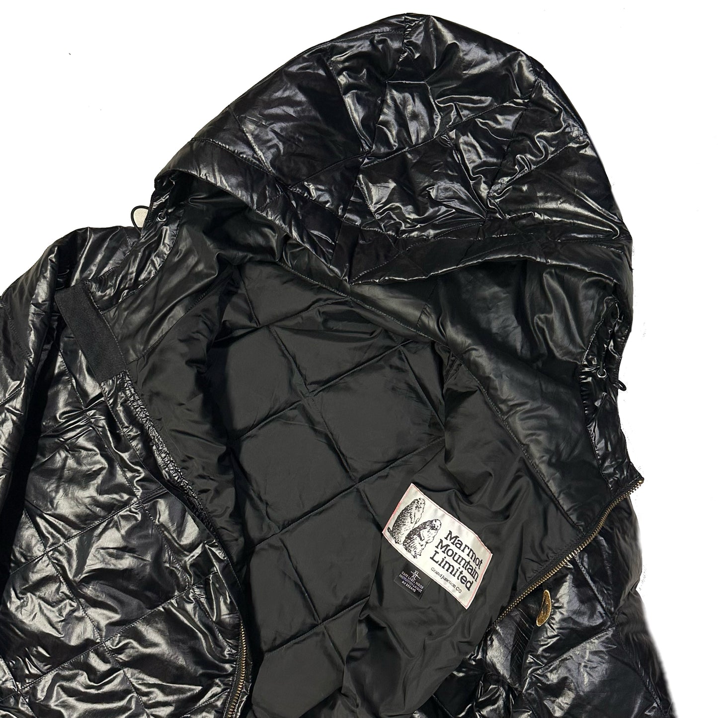 Marmot Diamond Stitch Down Puffer Jacket In Black (XL) | XL, Black
