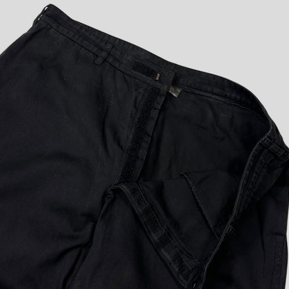 Prada Sport 1999 Baggy Carpenter Velcro Fly Trousers - IT52 | Default Title, Black
