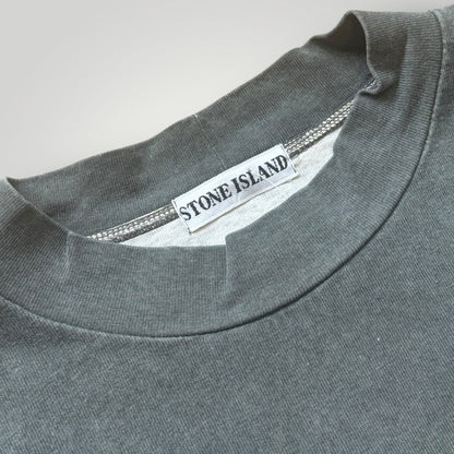 Stone Island 1980's Long Sleeve Spell Out T-Shirt XXL | Default Title, Grey