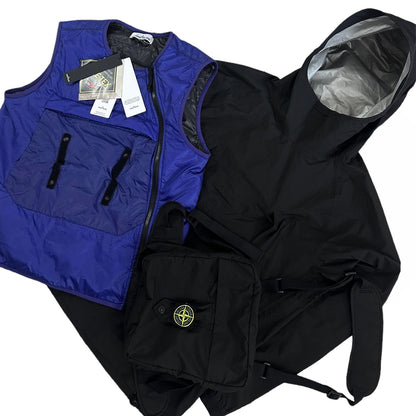 Stone Island 3 in 1 Anorak Goretex Jacket with Bag & Gilet