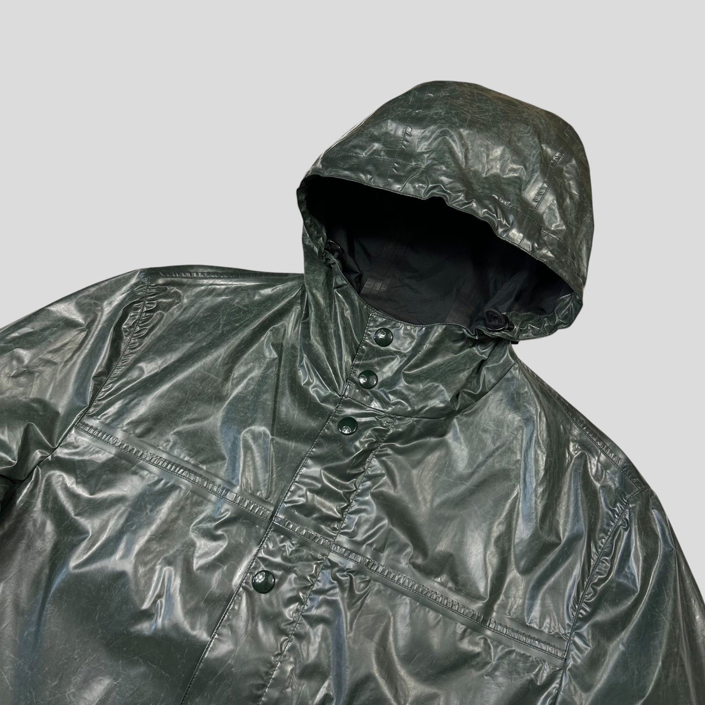Prada Milano 2015 Taped Seam Toffee Wrapper Technical Jacket - IT50 | Default Title, Green