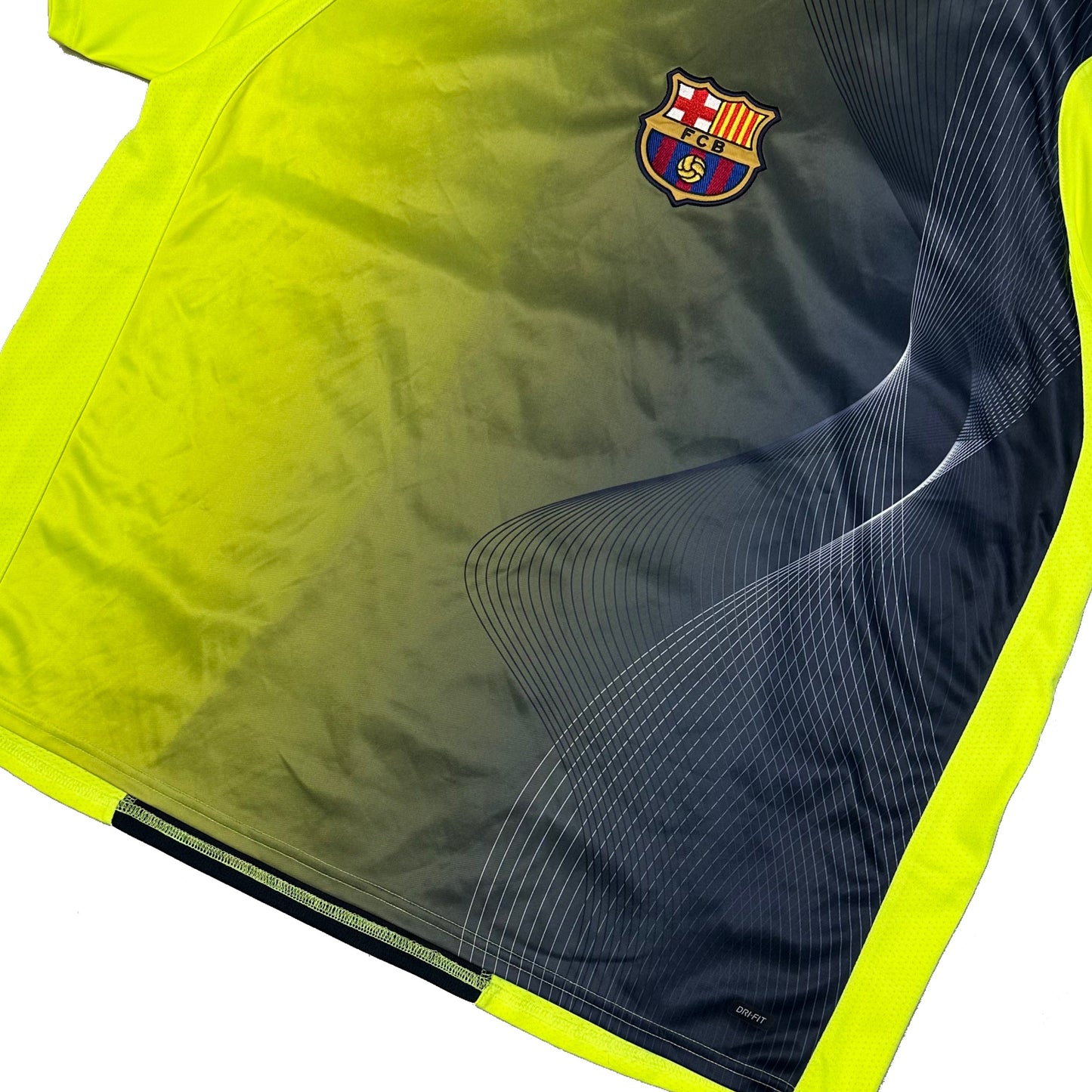 Nike Barcelona 2005/06 Training Shirt In Neon ( XL )