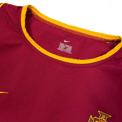 Nike Portugal 2002/04 Shirt In Red (L) | Large, Red
