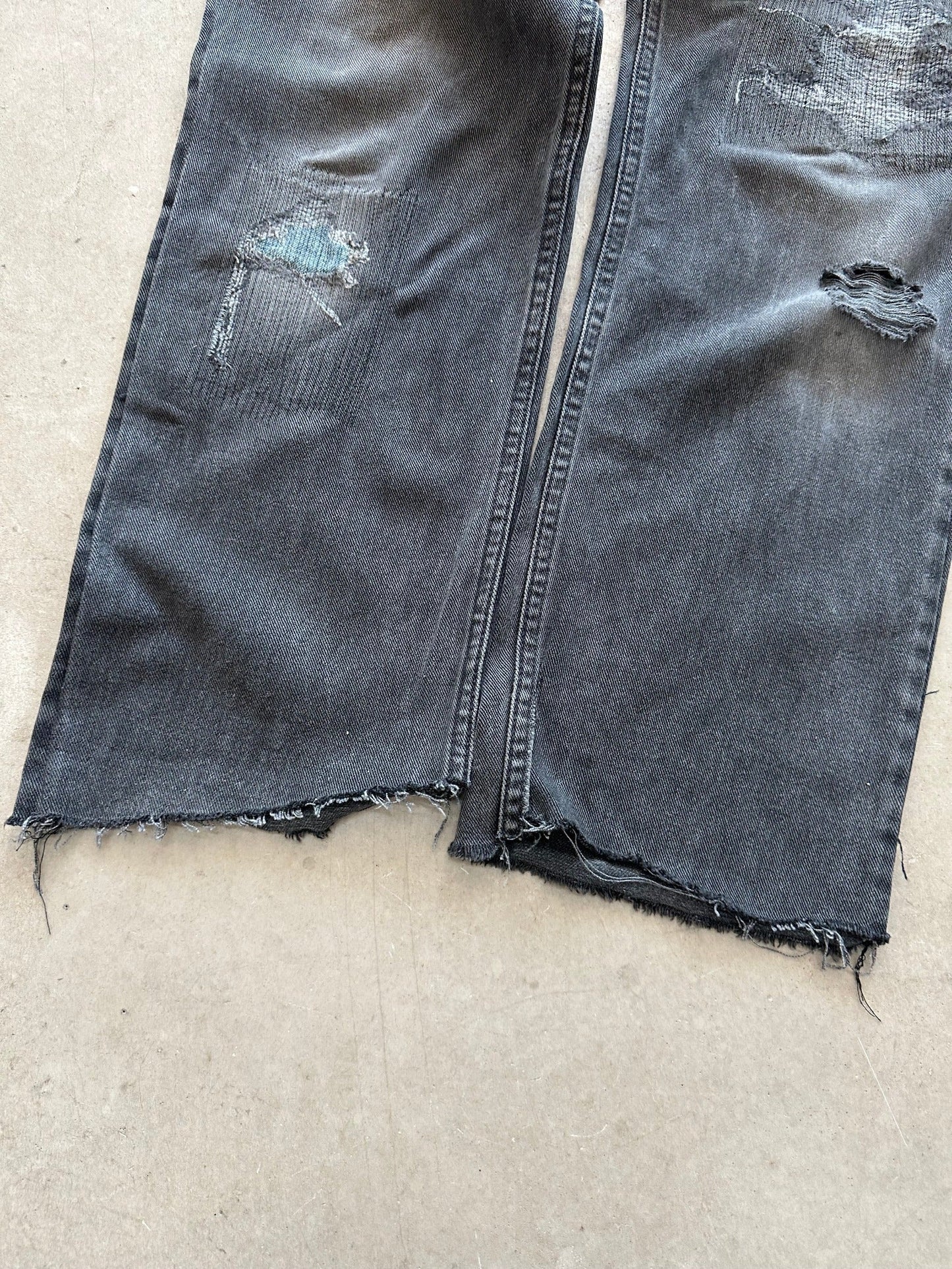 1990's Levi's 501 Repaired Jeans - 36 x 30 | W34, Red