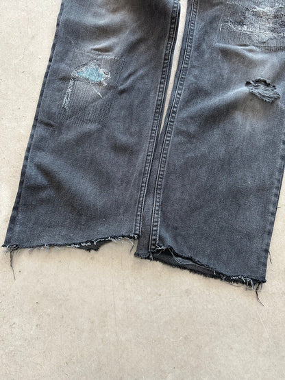 1990's Levi's 501 Repaired Jeans - 36 x 30 | W34, Red