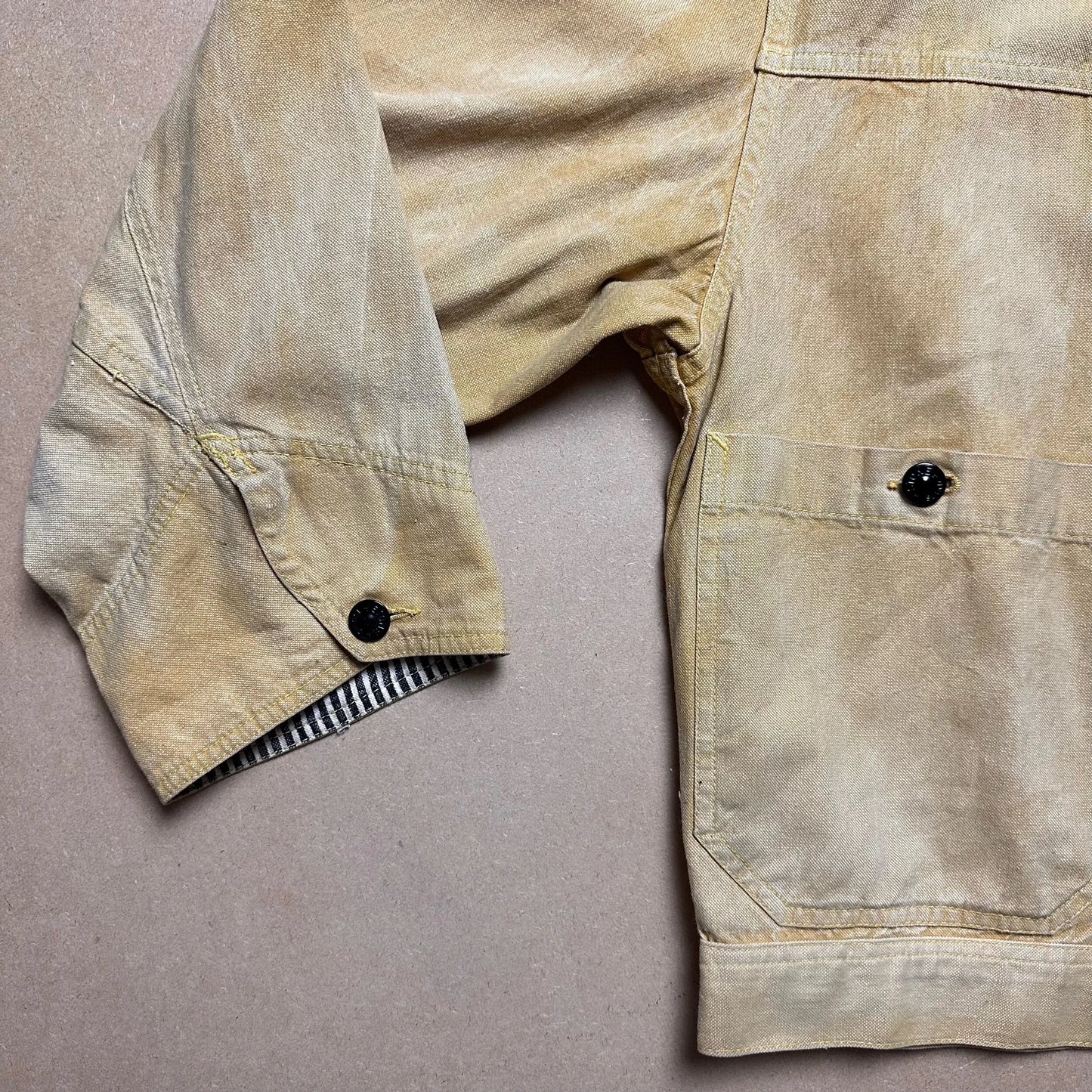 S/S1986 Honeycomb Yellow Carpenter Jacket