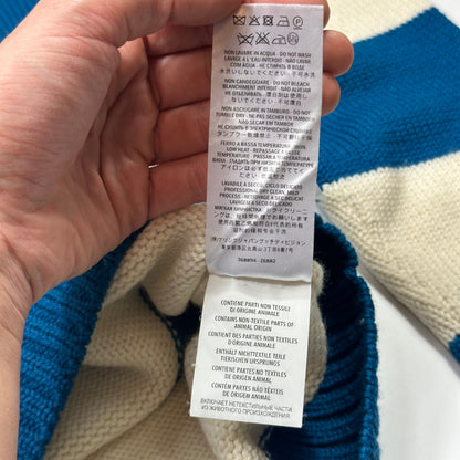 Gucci 2016 Alessandro Michele Boat Neck Striped Heavy Knit - M/L