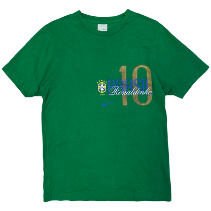 Nike Ronaldinho Brazil Shirt In Green ( S )