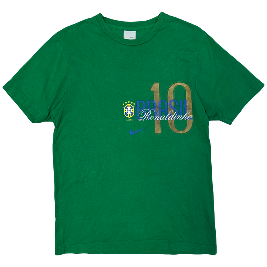 Nike Ronaldinho Brazil Shirt In Green ( S )