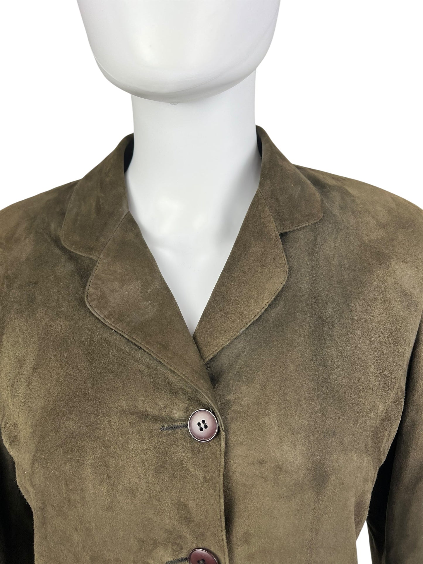 Emporio Armani suede jacket | Brown, Brown