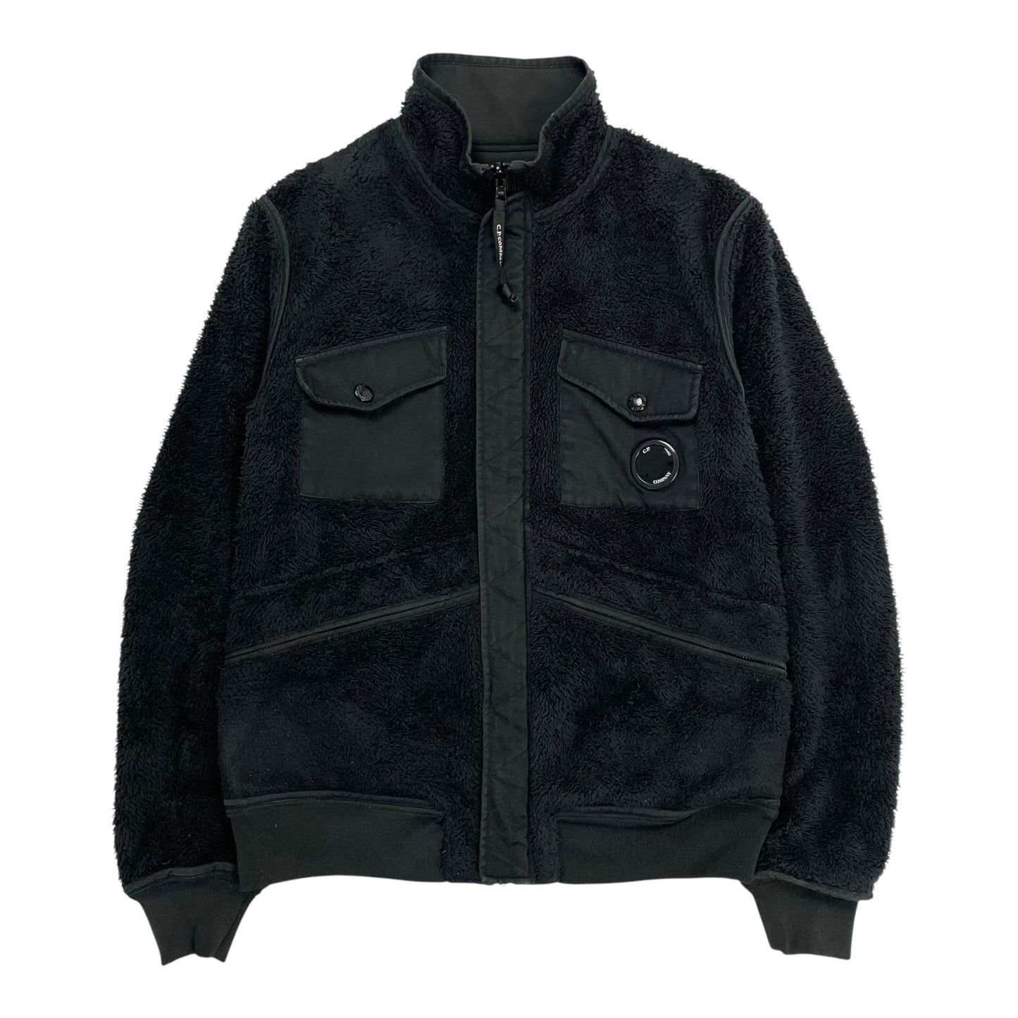 C.P. Company Reversible Fleece, Size Medium | Medium, Black