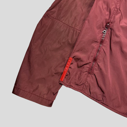 Prada Sport SS00 Modular Nylon Moto Jacket / Vest - M | Default Title, Burgundy