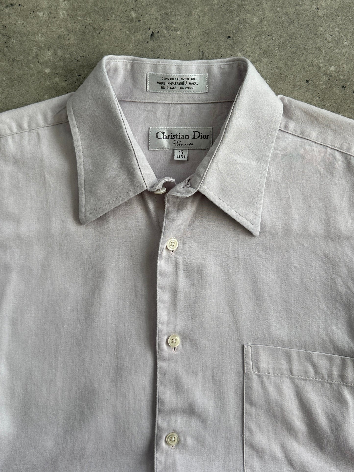Christian Dior Chemises 1990s Pure Cotton Shirt - M/L