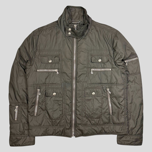 Dolce & Gabbana AW 2003 Multipocket Flight Jacket - L | Default Title, Grey