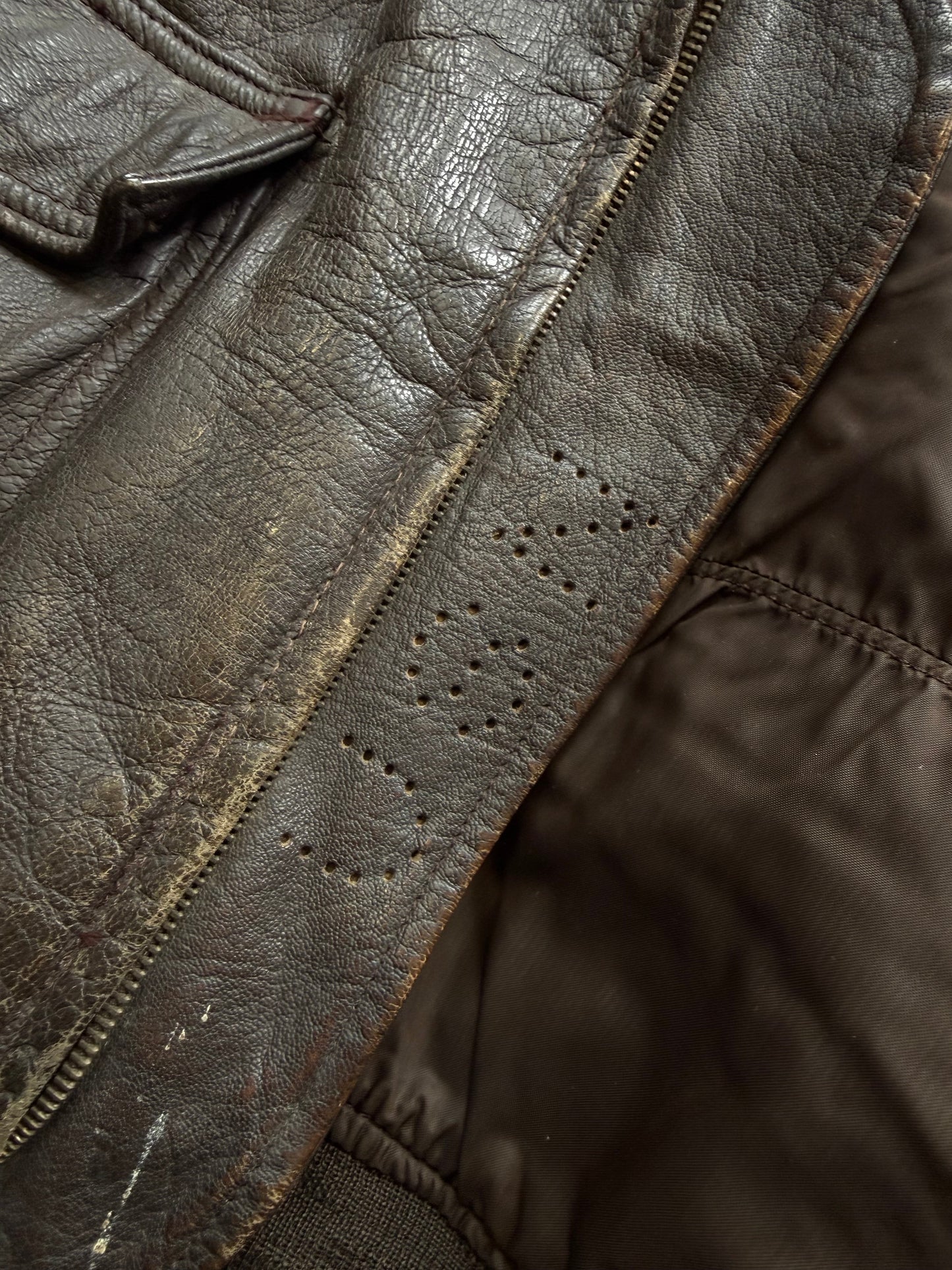 USN G-1 1971 Flying Leather Jacket S/M
