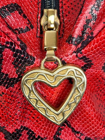 Moschino mid 1990s Python bag