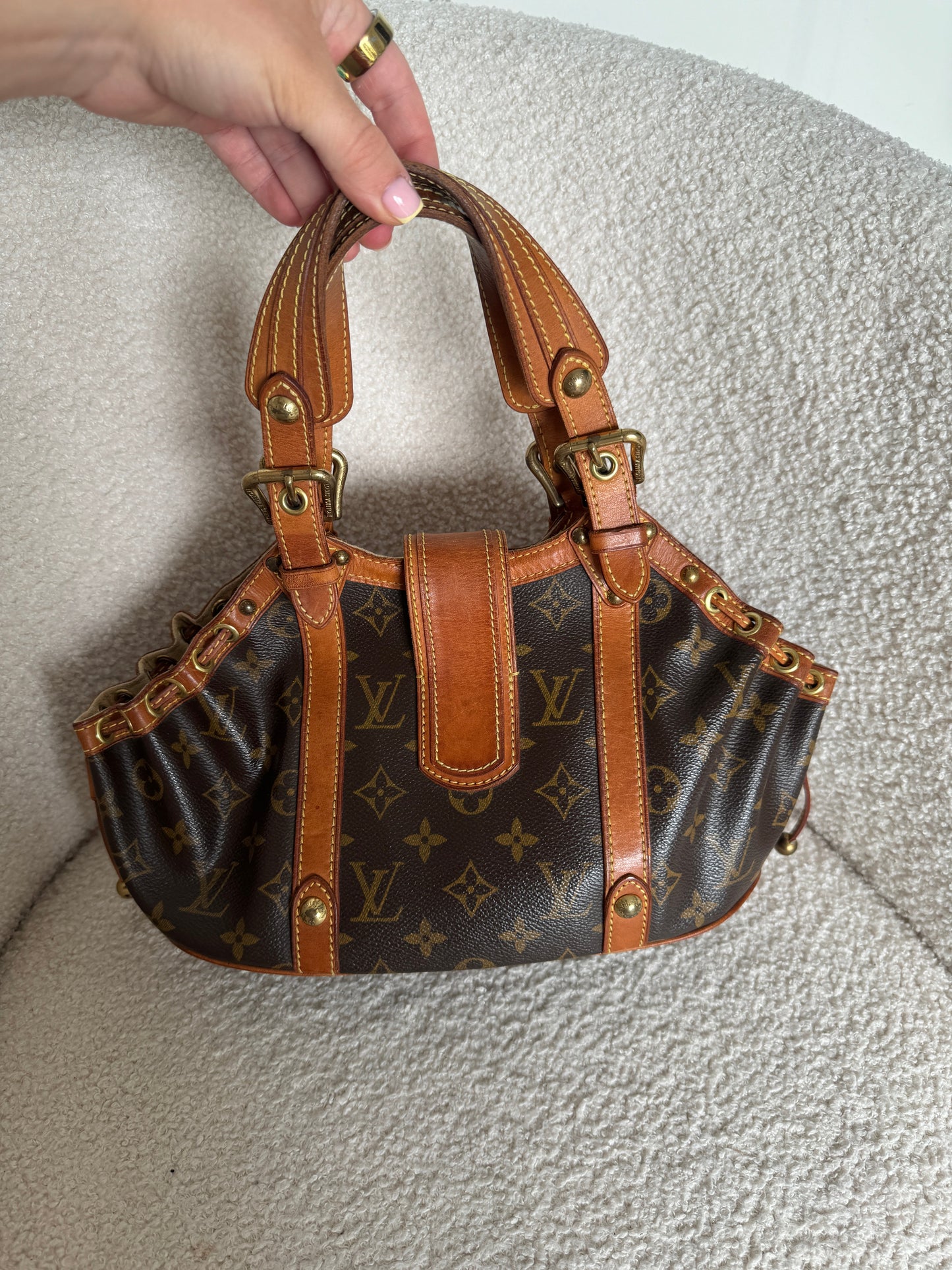 2004 Louis Vuitton Theda PM Handbag RARE | O/S, Brown