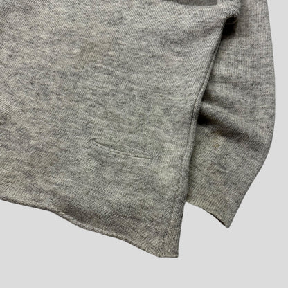 Comme Des Garçons 1995 Homme Striped Wool Collared Cardigan - M