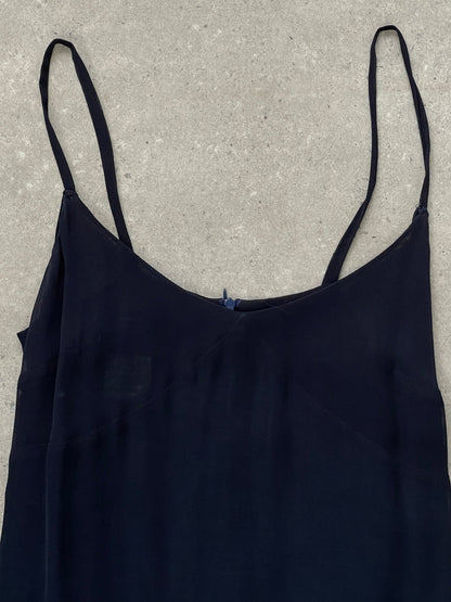 Gianni Versace Verus 1990s Sheer Slip Dress - S