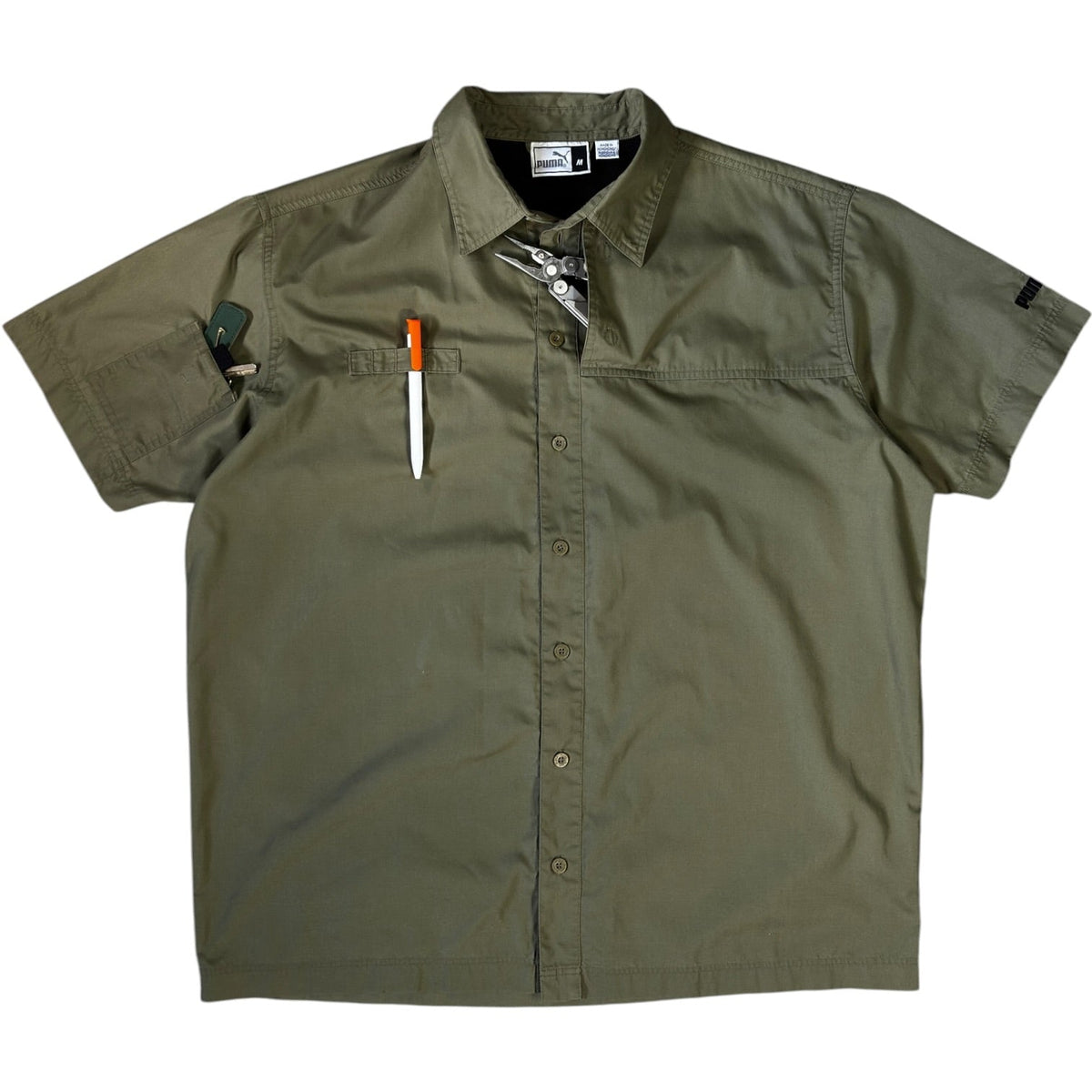 Puma 00's Short Sleeve Utility Shirt M | Medium, Multicoloured